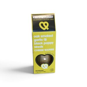 Kent & Fraser – GF Oak Smoked Garlic & Poppyseed Crackers - 110g