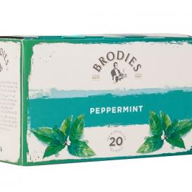 Brodies Peppermint Tea - 20 Tagged bags